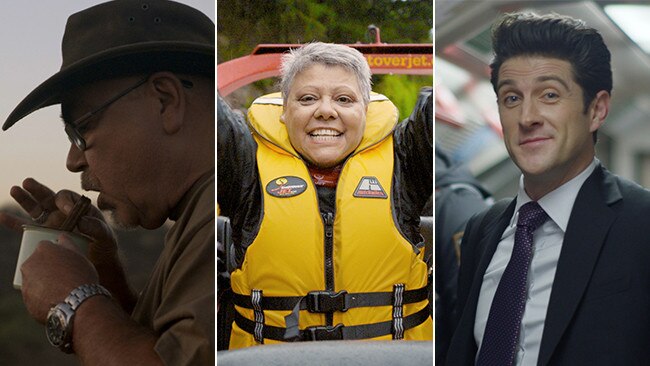 Stills from Qantas' new safety video. Picture: Supplied