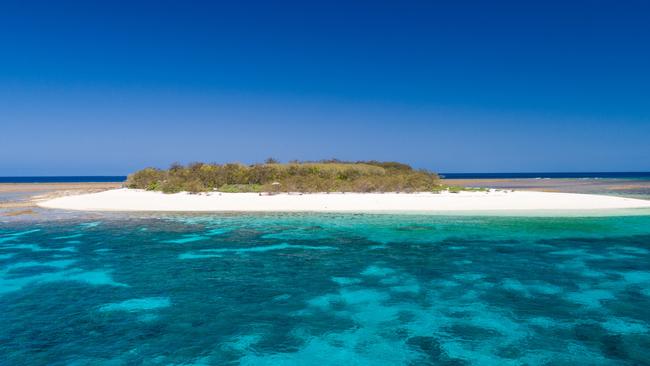 Wilson Island is a coral cay only accessible by boat from the neighbouring Heron Island. Picture: Mark Fitz / Tourism and Event Queensland