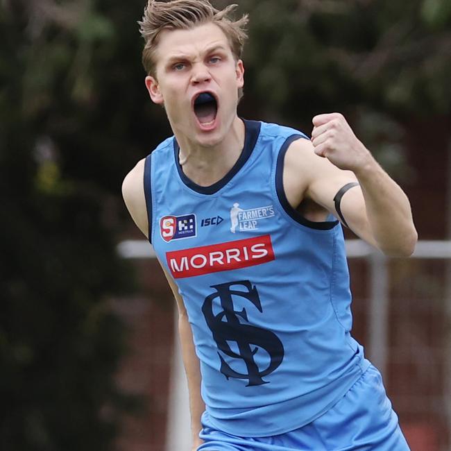 Steven Slimming played 150 matches for Sturt. Picture: SANFL Image/David Mariuz