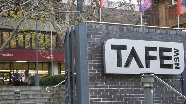 TAFE teachers say offshore workers have botched course materials. Picture: Dylan Robinson