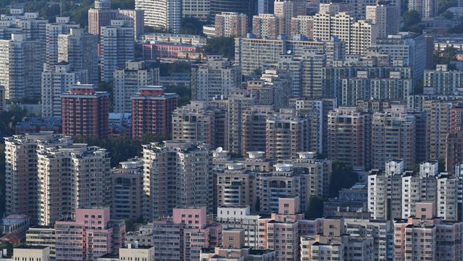 A crackdown on China's property market has helped send Evergrande to the brink of collapse. Picture: Greg Baker/AFP