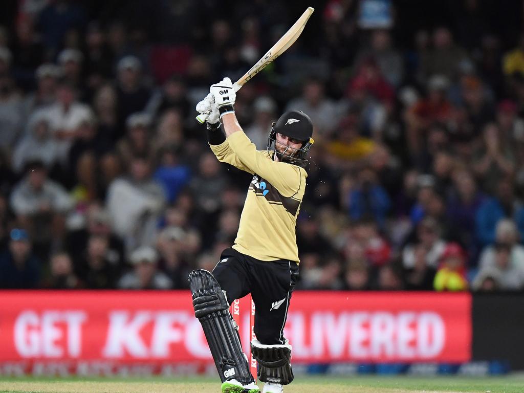 Devon Conway of New Zealand has the power to turn a T20 match. Picture: Kai Schwoerer/Getty Images