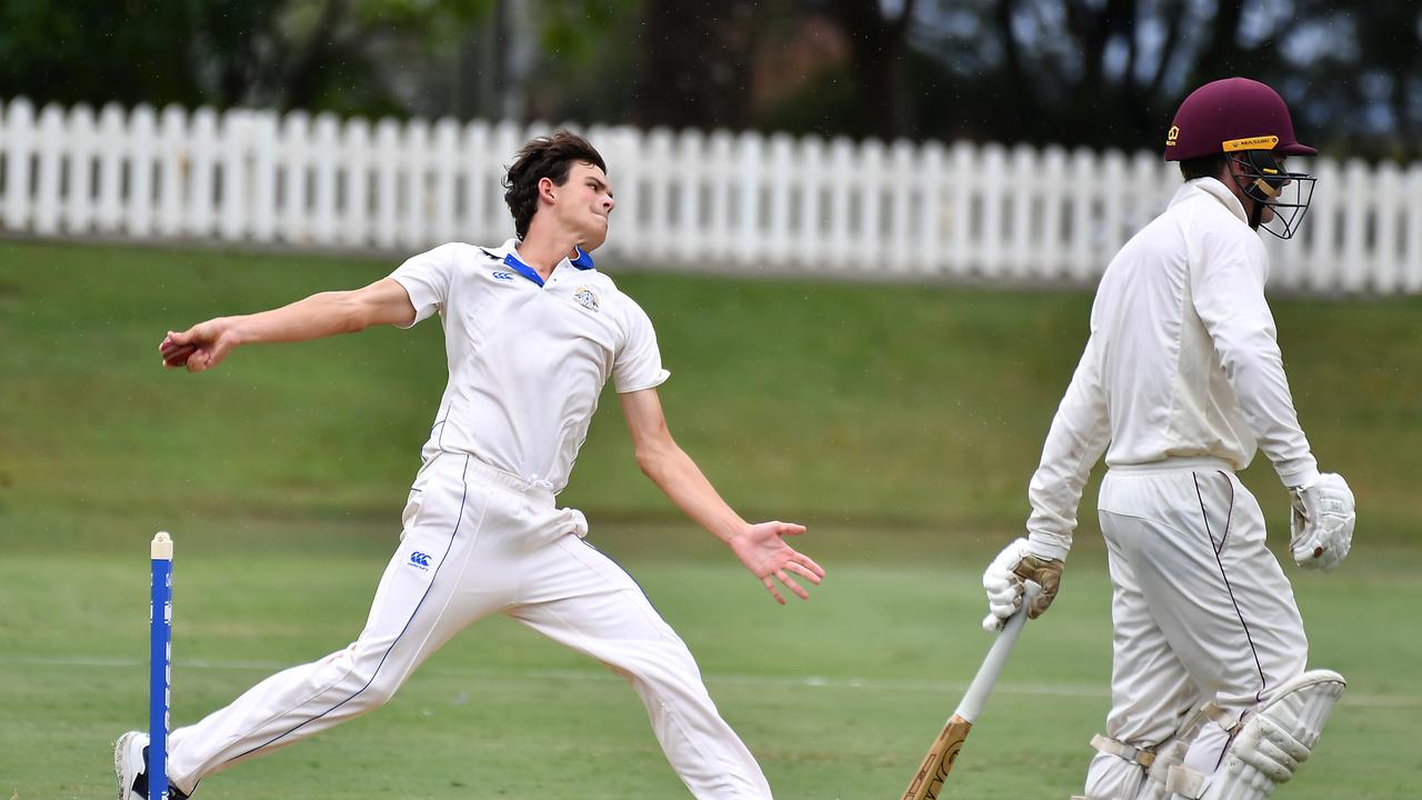 Nudgee College bowler Carter Corless Picture, John Gass