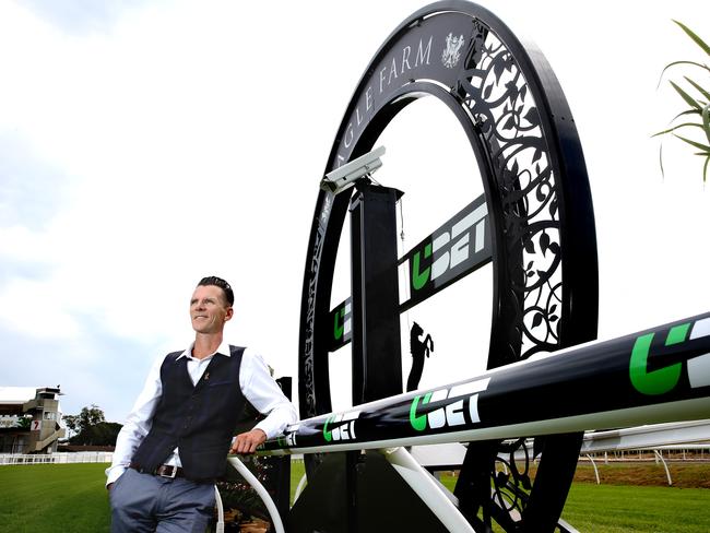 Brisbane Racing Club chief executive Dave Whimpey surveys the transformed Eagle Farm track and facilities. Picture: Patria Jannides