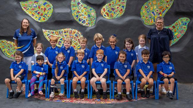 My First Year. Mooloolaba State School Prep SH with Sarah Hand, and Wendy Gibson. Picture: Contributed