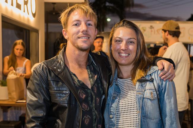 Julian Moser and Alba Hernandez, The Pulse for EL RANCHERO Launch at West Burleigh Heads, April 7 2023. Picture: Steven Grevis