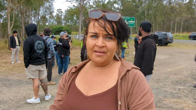 Yuggera woman Carla Davidson-Fewquandie. Picture: Nicola McNamara