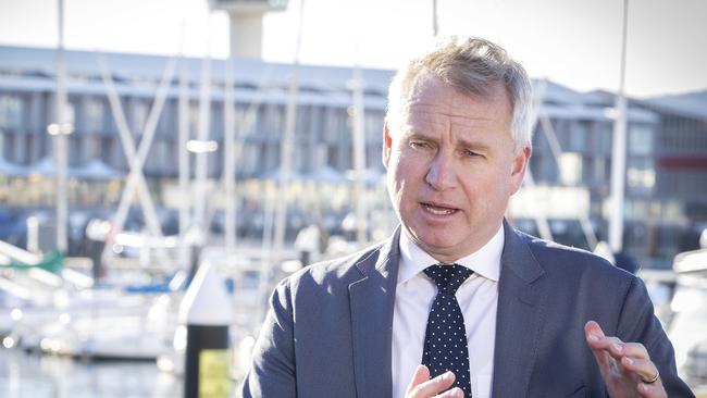 Premier Jeremy Rockliff at Hobart. Picture: Chris Kidd