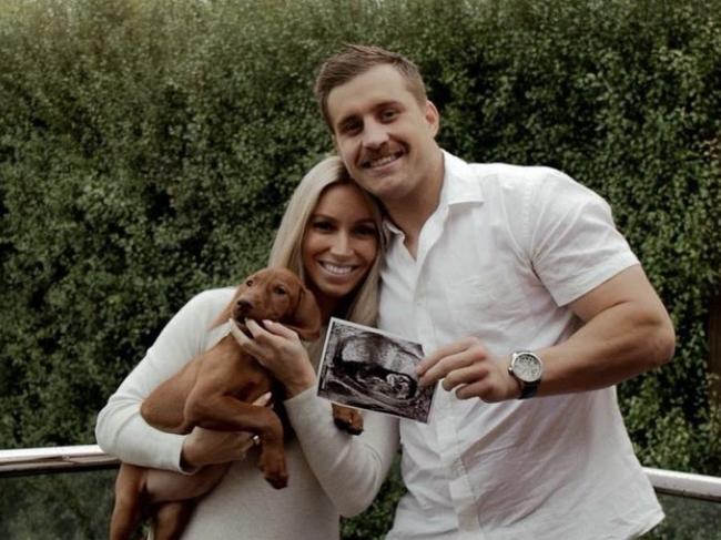 Cameron Munster and his partner Bianca McMahon are expecting their first child in December.