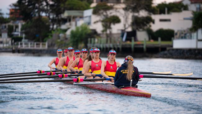 The St Hilda's School VIII crew - PIcture courtesy of Callum Whitton/ CD Visuals.