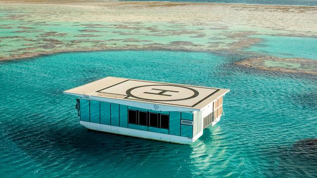 The Heart Island Pontoon only launched near Hamilton Island in 2019.