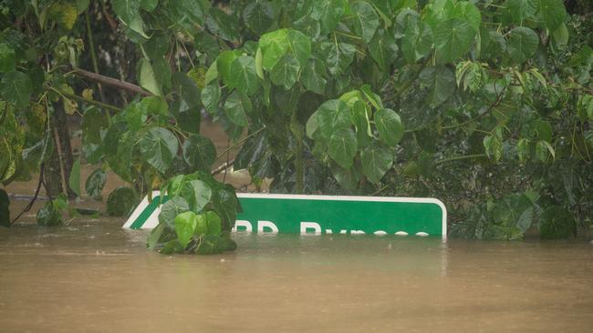 The Lismore area saw serious flooding on Saturday. Picture: NewsWire / Glenn Campbell