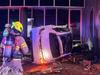 Merc driver flees after wild eastern suburbs smash and car flip