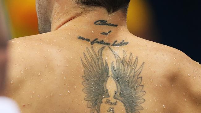 Tattoos at the Rio 2016 Olympic Games. Picture: Phil Hillyard