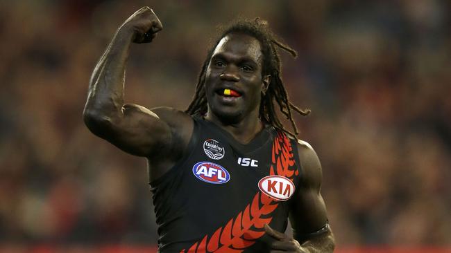 Chris Cavanagh believes Bomber Anthony McDonald-Tipungwuti would be a devastating weapon in AFLX. Picture: Getty Images