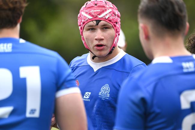 Jack Breuer. AIC First XV rugby union between Iona College and St Edmund's College. Saturday May 4, 2024. Picture, John Gass