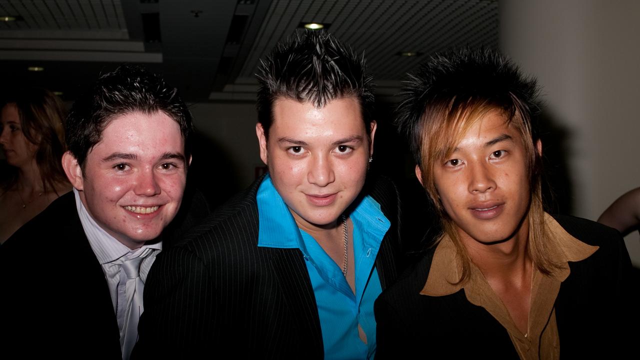 Robert Lyness, Anthony Mcdevitt, Robert Nguyen at the 2009 Taminmin College formal at the Crown Hotel. Picture: NT NEWS