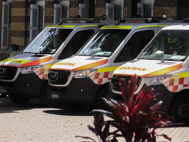 SYDNEY, AUSTRALIA - JANUARY 21: A general view of the emergency entrance of Royal Prince Alfred Hospital on January 21, 2022 in Sydney, Australia. NSW has recorded 46 deaths from COVID-19 in the last 24 hours, marking the deadliest day in the state since the start of the pandemic. NSW also recorded 25,168 new coronavirus infections in the last 24 hour reporting period. (Photo by Jenny Evans/Getty Images)