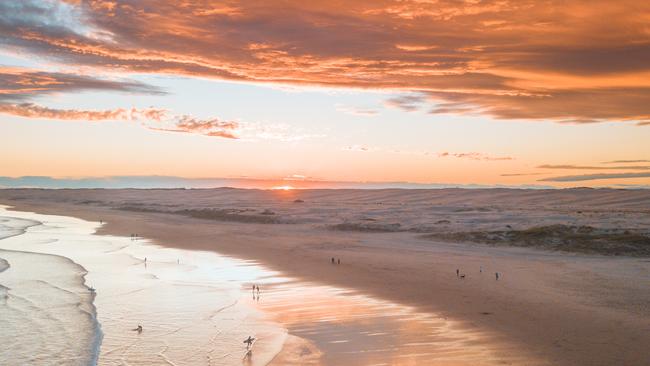 Birubi Beach in Port Stephens is a favourite place to shoot for the self-professed daydreamers. Picture: ChangingTides.