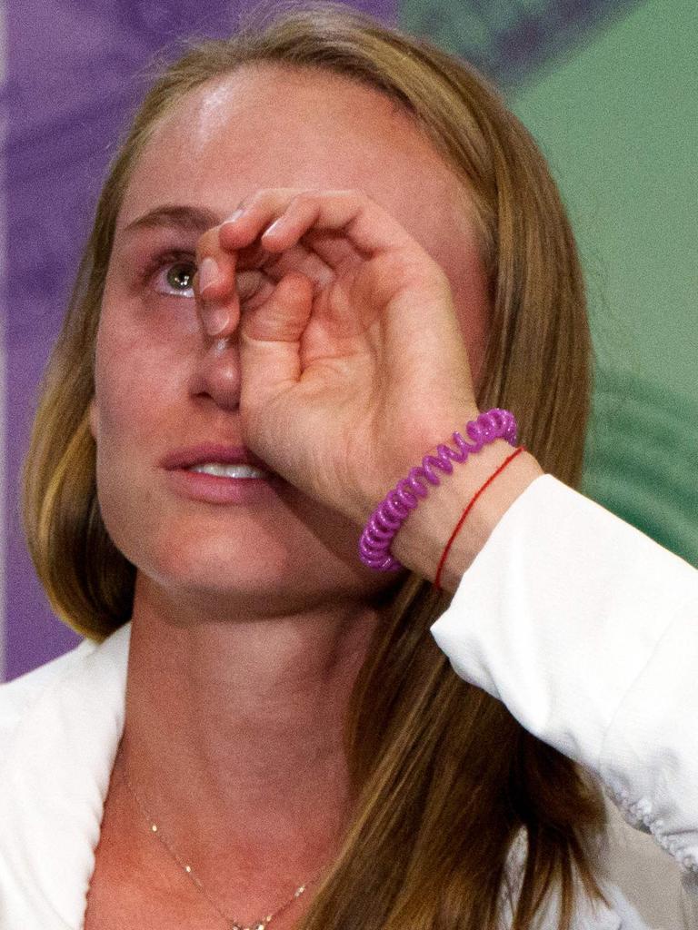 The tears began to flow. (Photo by Joe TOTH / various sources / AFP)