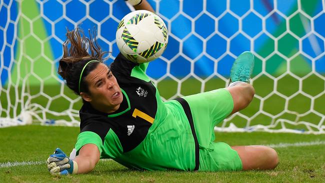 Matildas keeper Lydia Williams was a standout. Picture: Getty Images