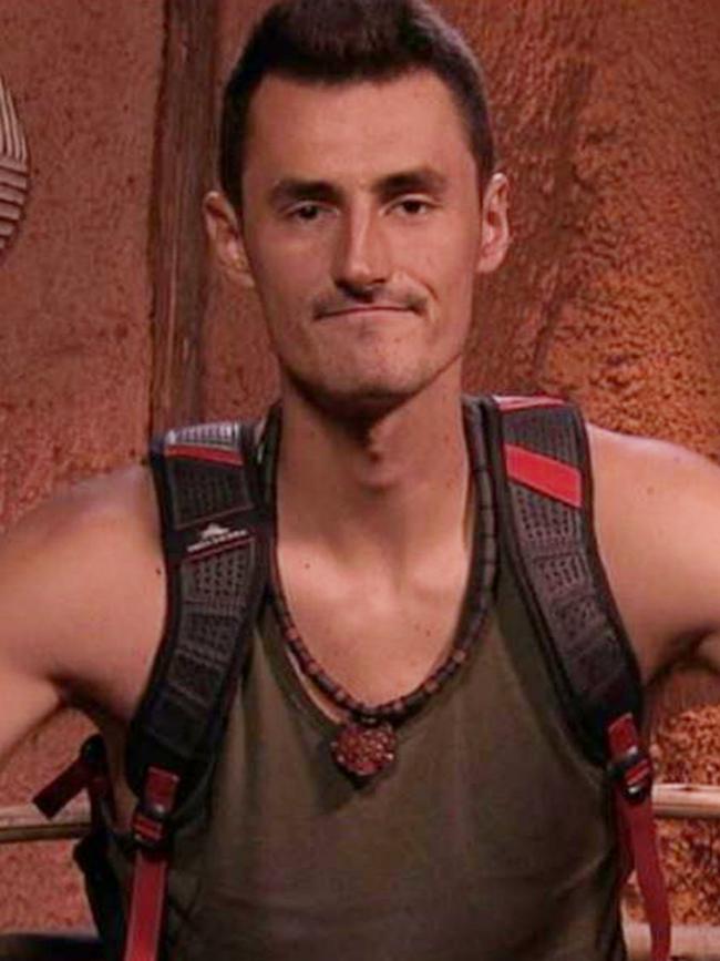 Tomic on I'm a Celebrity Get Me Out of Here. Picture: Channel 10