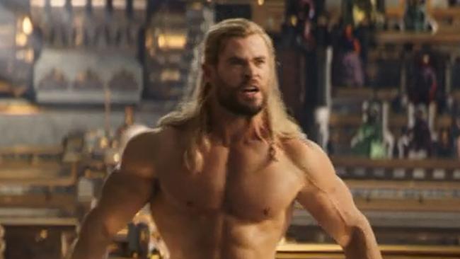 Chris Hemsworth stars in Thor: Love And Thunder. Picture: Supplied