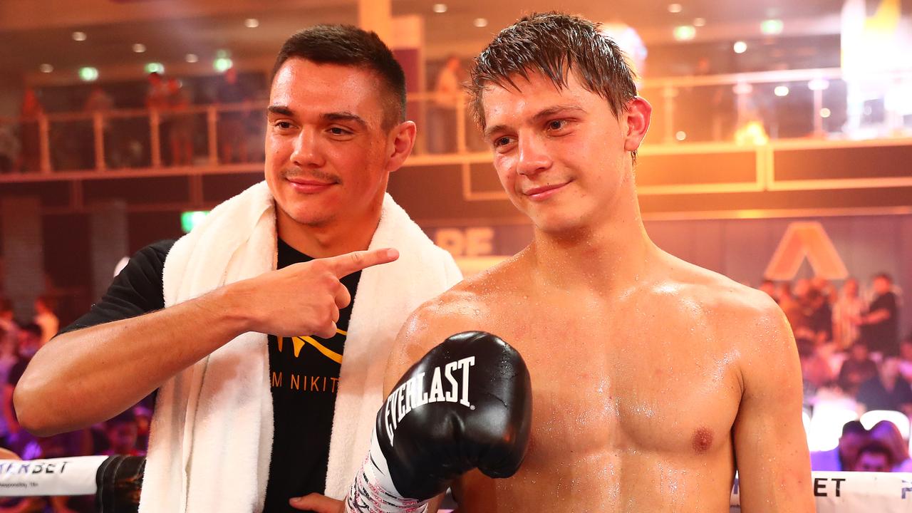 Tim and Nikita Tszyu have sparred against one another. (Photo by Chris Hyde/Getty Images)