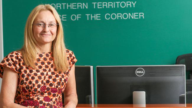 Territory Coroner Elisabeth Armitage. Picture: Glenn Campbell