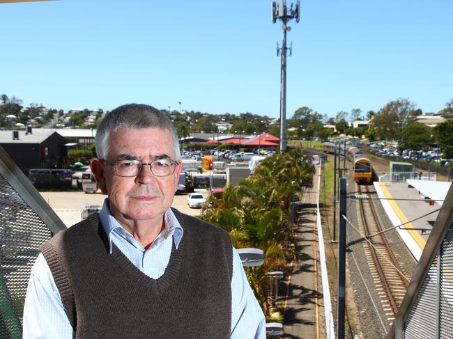 Rail Back on Track's Robert Dow. Picture: Peter Cronin