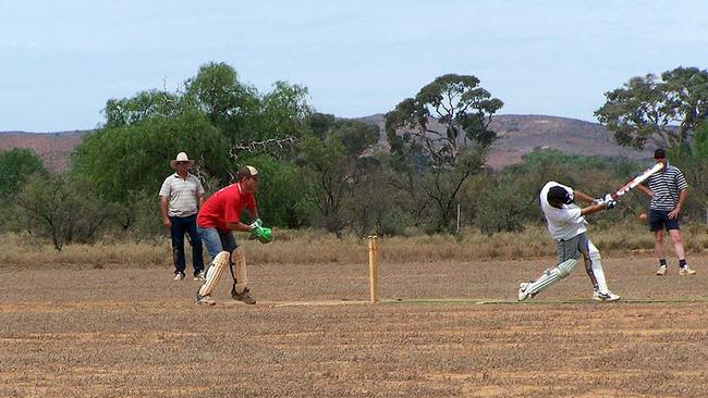 Howzat??? A dirt cricket oval at Cradock.