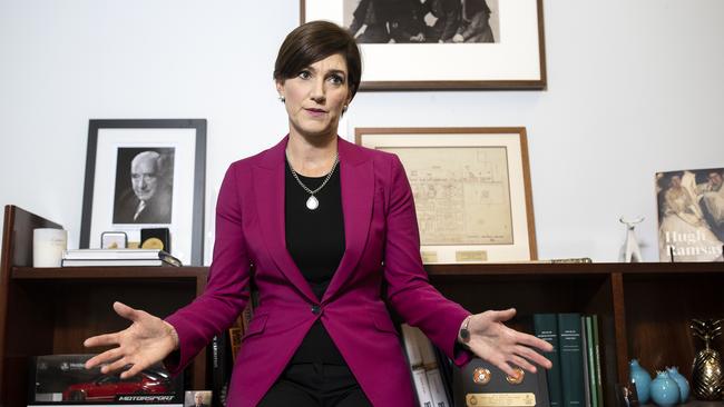 South Australian Liberal MP Nicole Flint in her office in Parliament House, Canberra. Picture: NCA NewsWire / Gary Ramage