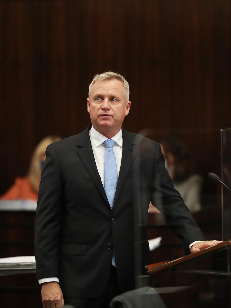 Premier Jeremy Rockliff. Parliament question time the first as Premier for Jeremy Rockliff. Picture: Nikki Davis-Jones