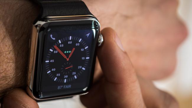 Apple’s Watch 3 will feature a cellular connection and the new Frontier watch face will show its connection status. Picture: Jennifer Dudley-Nicholson