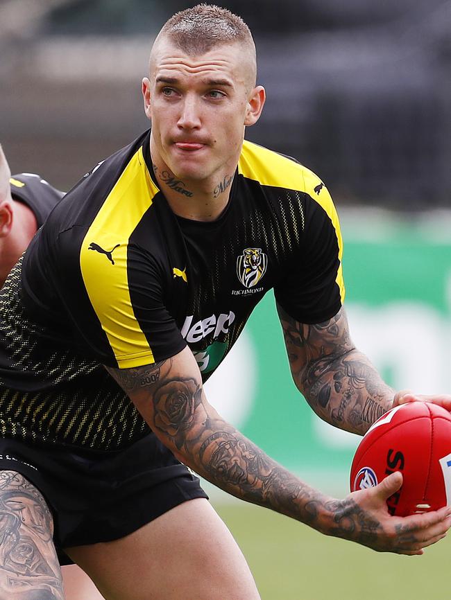 Dustin Martin is the biggest challenger to Dangerfield’s throne. Picture: Michael Klein