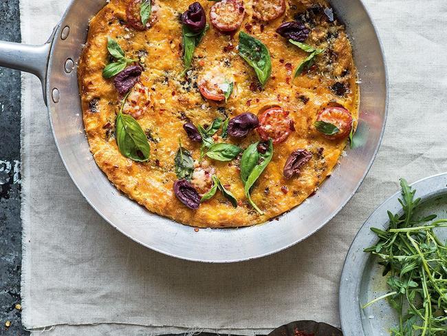 Melissa Hemsley's pizza omelette. Photograph by Issy Croker.