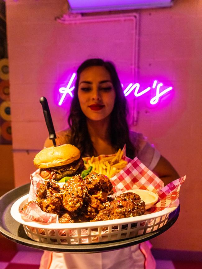 Pop-up diner Karen’s serves burgers by deliberately rude and unprofessional staff., Picture: Supplied