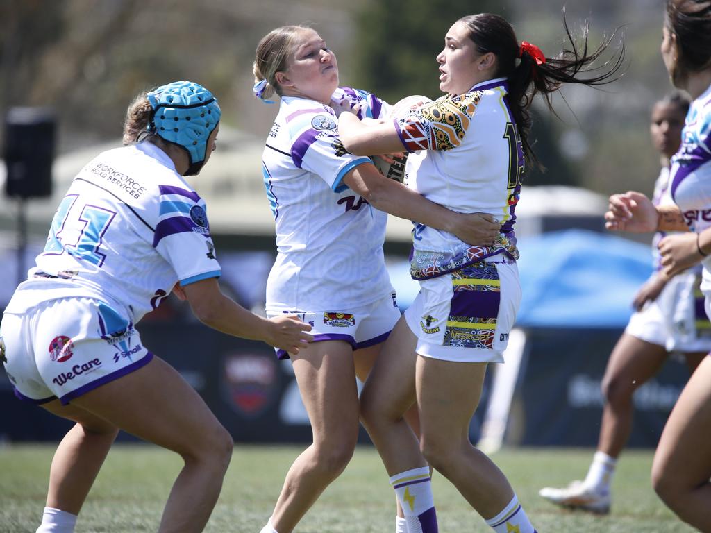 Koori Knockout - Day 4 Girls 17s GF Mindaribba Warriors v Waterloo Storm Monday, 7 October 2024 Hereford St, Bathurst NSW 2795, Australia, Picture Warren Gannon Photography