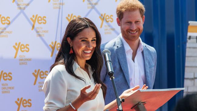 The Duke and Duchess of Sussex are believed to be in “consultation with various companies and individuals” to glean advice about money-making ventures. Picture: AFP.