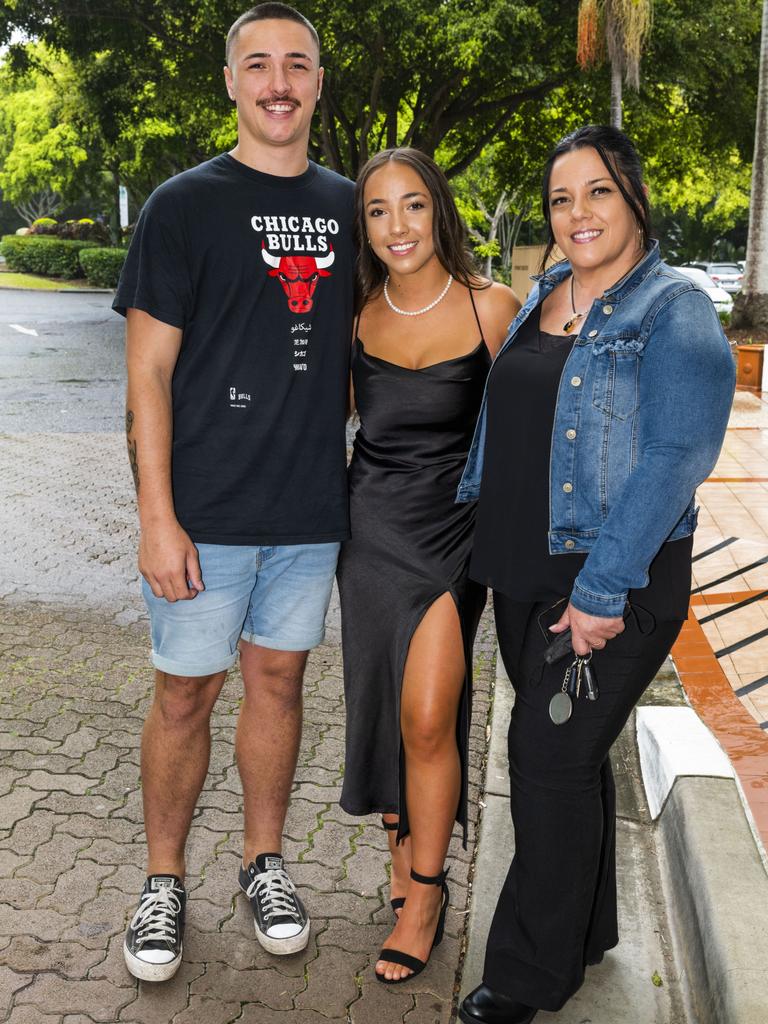 Seth Martin, Demmi Martin &amp; Sharon Martin at the Toormina High Formal.