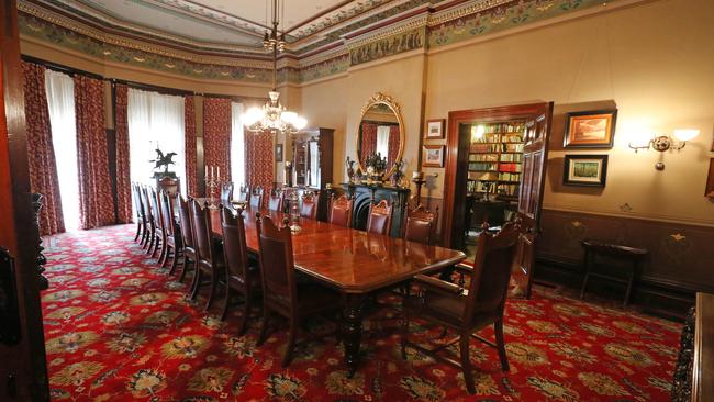 The dining area of the home. Picture: Richard Dobson