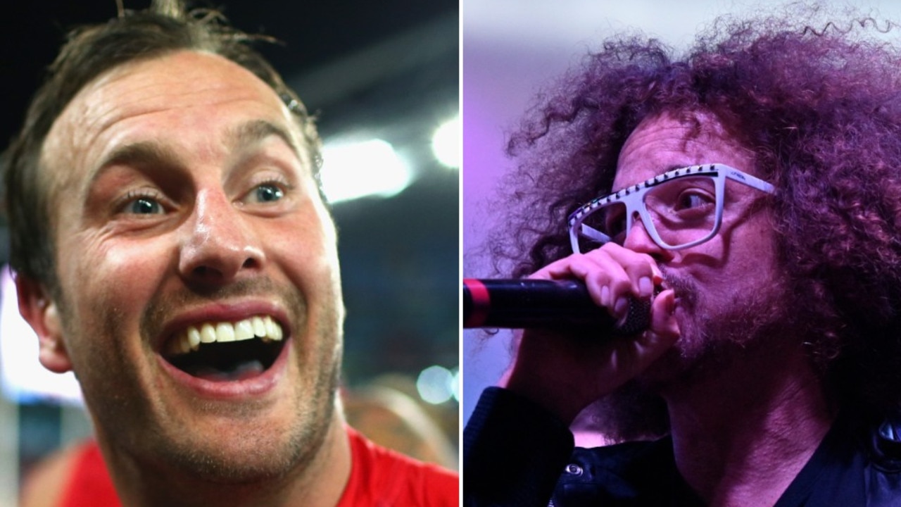 Premiership-winning Swan Jude Bolton and international chart-topper Redfoo share an amazing link Bolton has now revealed.