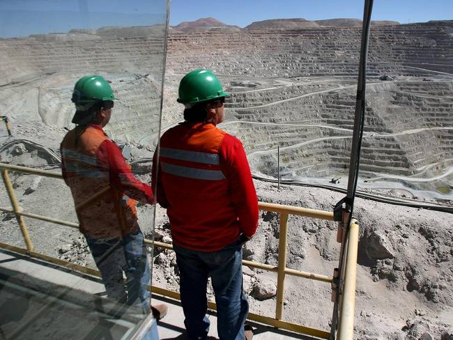 BHP Billiton's Escondida copper mine in northern Chile. PHOTO: REUTERS