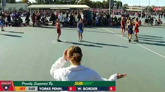 REPLAY: SA Country Netball Championships - Yorke Peninsula vs Western Border (U13's DivB) - Court 6