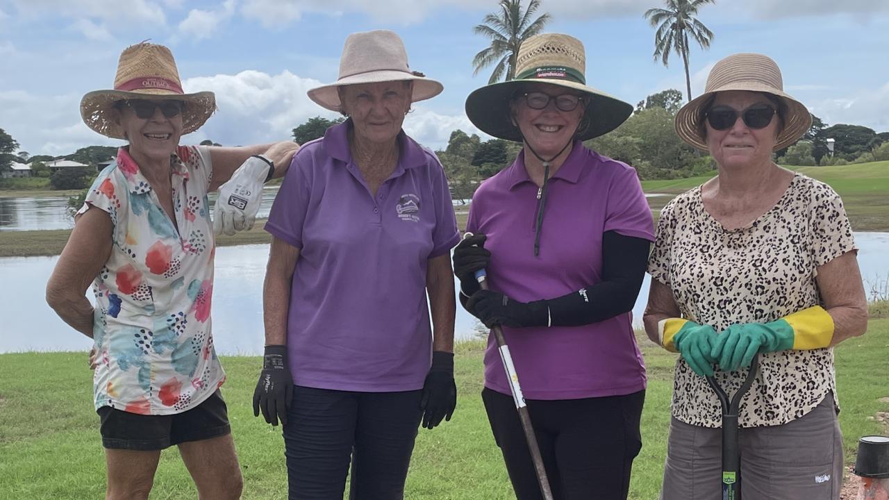 Sports minister tours flood-soaked golf course as clean-up begins