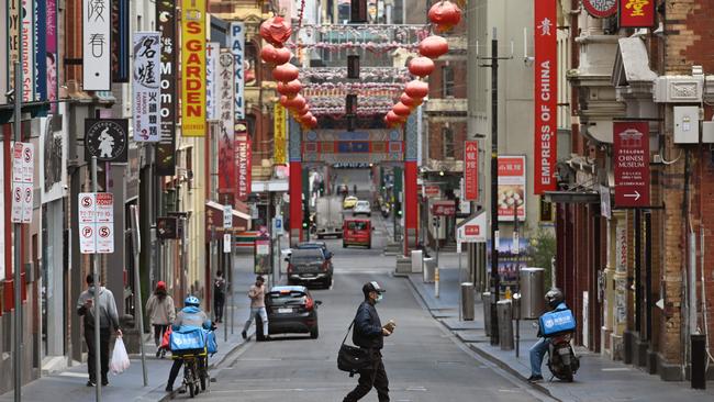 Free parking has been reintroduced in parts of Melbourne’s CBD. Picture: William West/AFP.