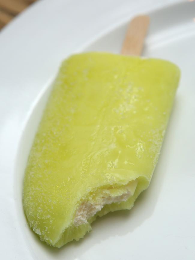 Pine lime splice: OK, here is the thing, if you told someone you were going to mix pineapple, lime and milk, they would laugh or turn green, but trust me, the this is probably the best ice-cream ever created.