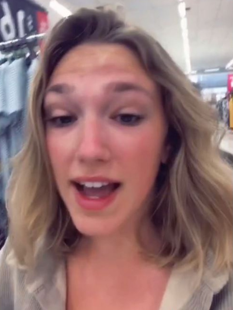 Katie Payne’s video has gone viral. Picture: TikTok