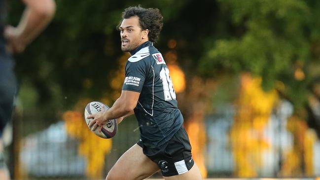 Karmichael Hunt in action for Souths against Bond Uni on Saturday in his return to the rugby field.
