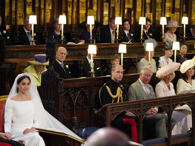 The empty seat led some to claim it was left for Princess Diana. Picture: AFP PHOTO / POOL / Jonathan Brady